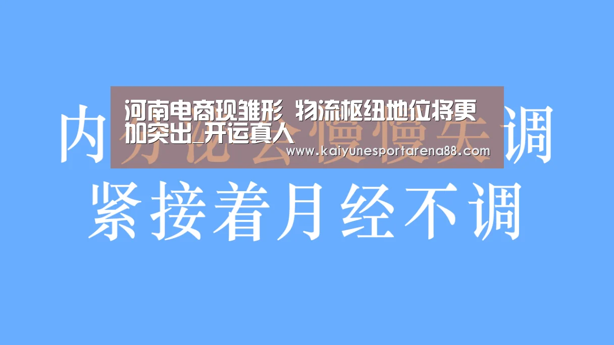 河南电商现雏形 物流枢纽地位将更加突出_开运真人(图2) 开运真人